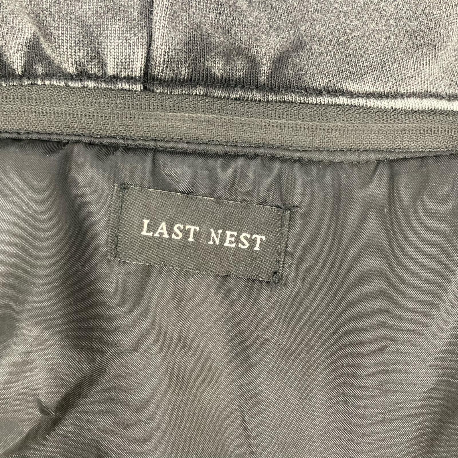 LASTNEST ラストネスト ブラック デタッチャブルフーデッドブルゾン ジャケット