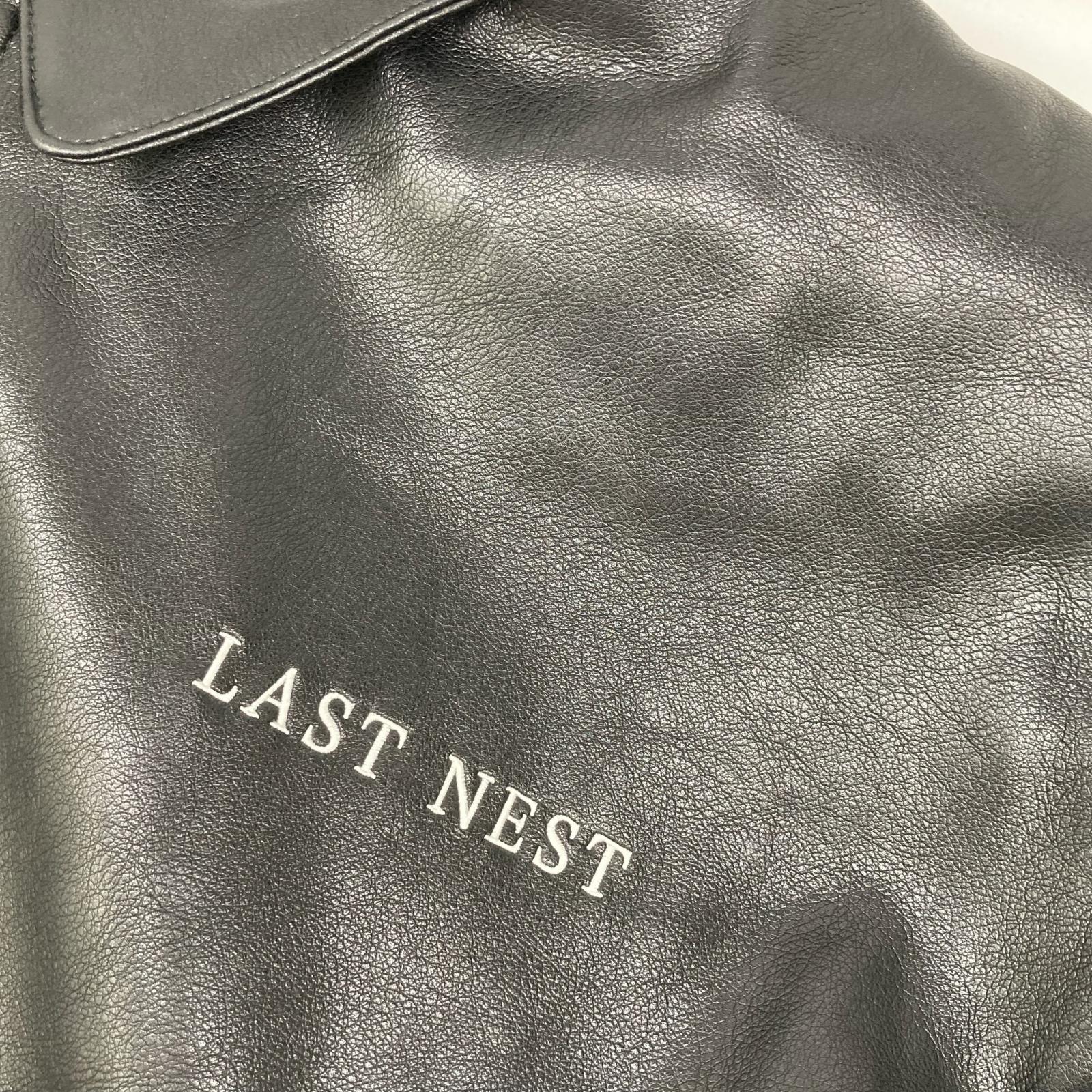 LASTNEST ラストネスト ブラック デタッチャブルフーデッドブルゾン ジャケット