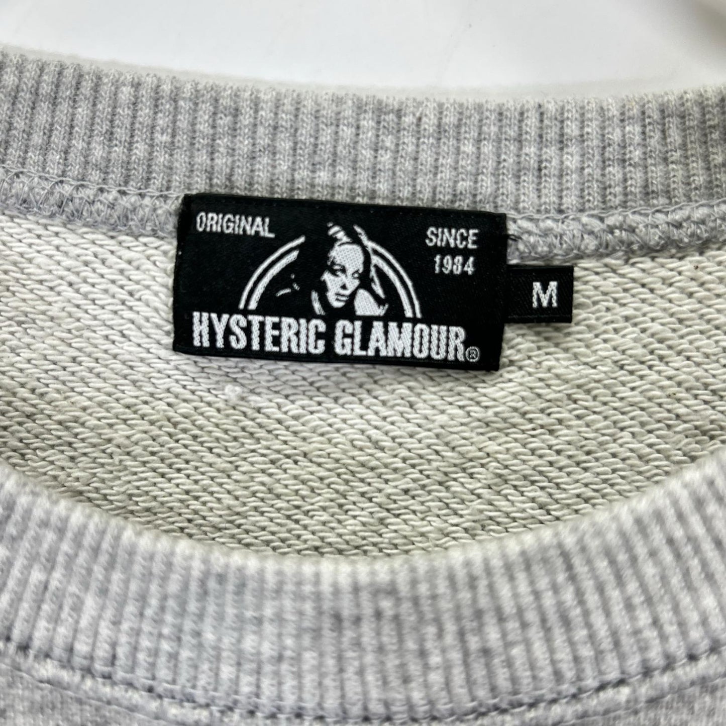 HYSTERIC GLAMOUR ヒステリックグラマー 02171CS05 BLACK CAT BONE クルーネック スウェットシャツ トップス