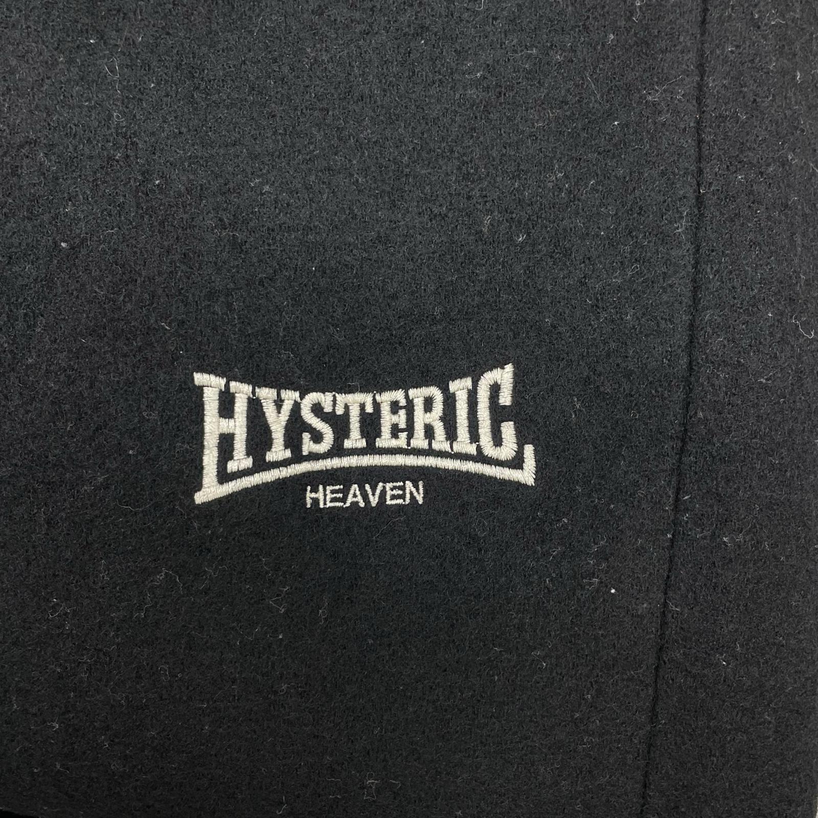 HYSTERIC GLAMOUR ヒステリックグラマー ブラック HEAVEN 刺繍 イージーパンツ ボトムス