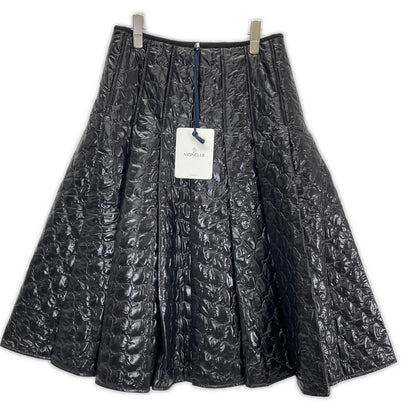 MONCLER モンクレール 25年製 ブラック GONNA キルティングミディスカート スカート