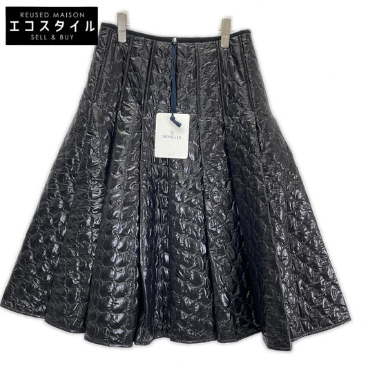 MONCLER Made in 2025 Black GONNA Quilted Midi Skirt Skirts