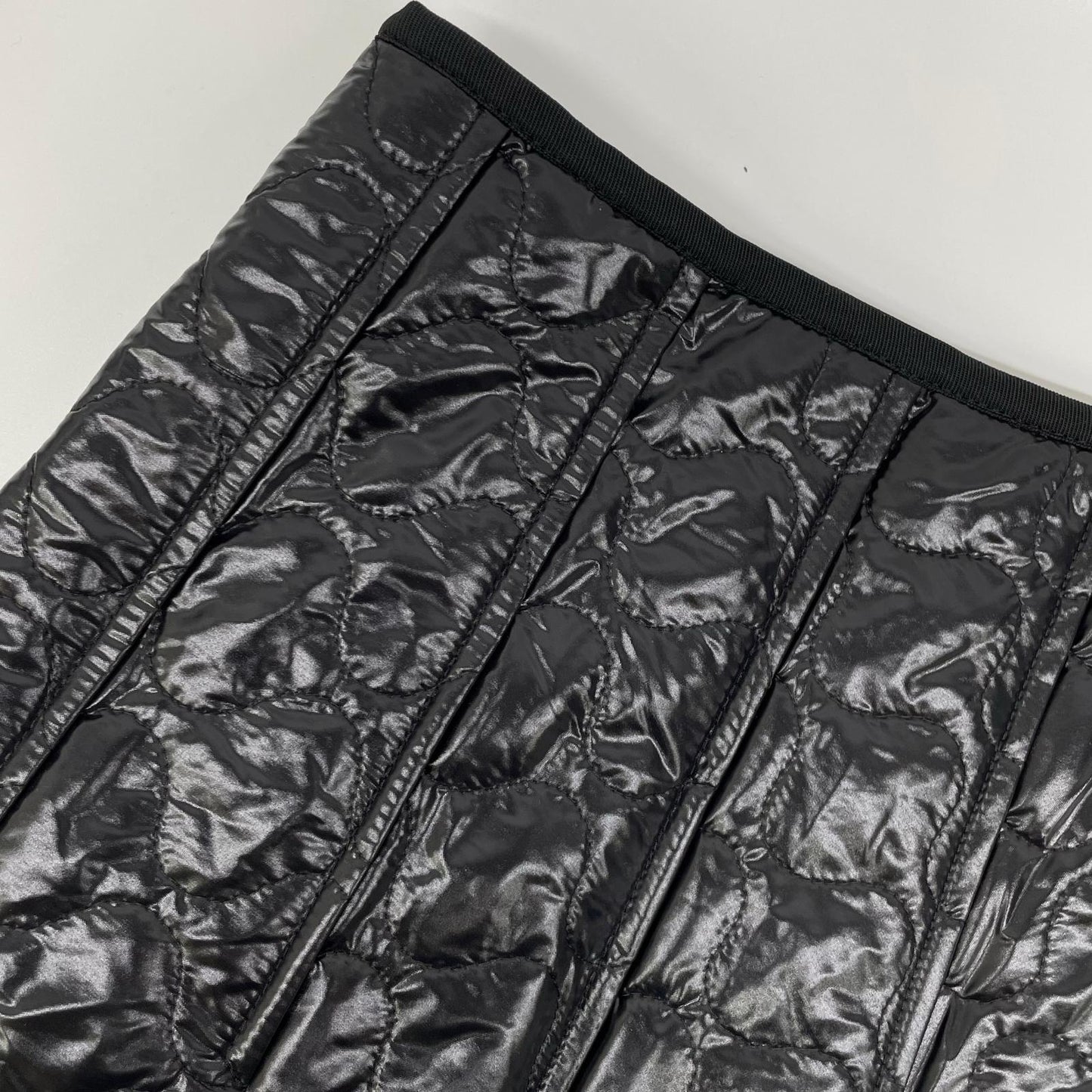 MONCLER モンクレール 25年製 ブラック GONNA キルティングミディスカート スカート