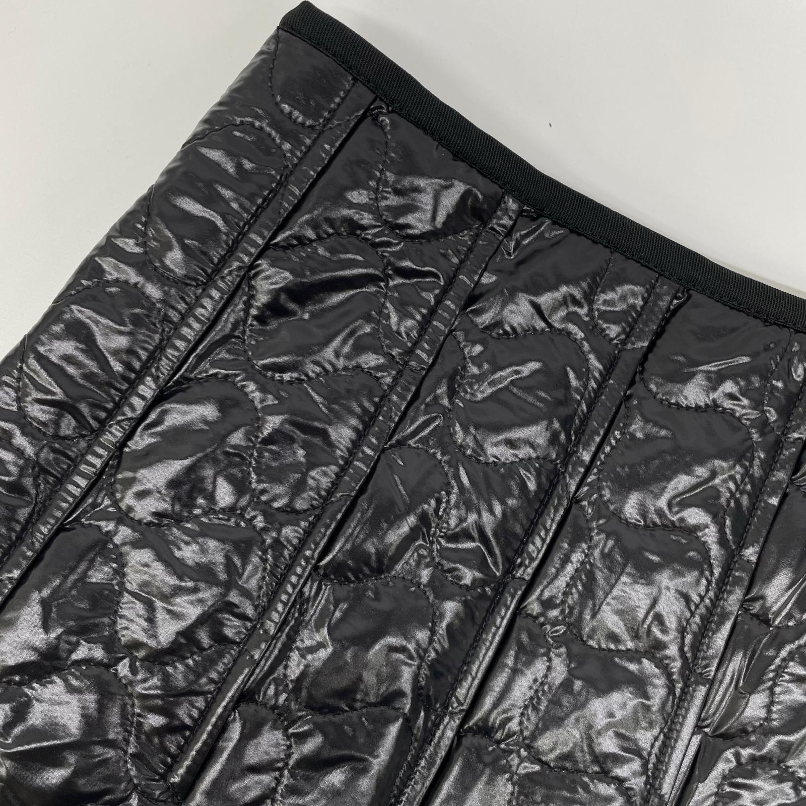 MONCLER モンクレール 25年製 ブラック GONNA キルティングミディスカート スカート