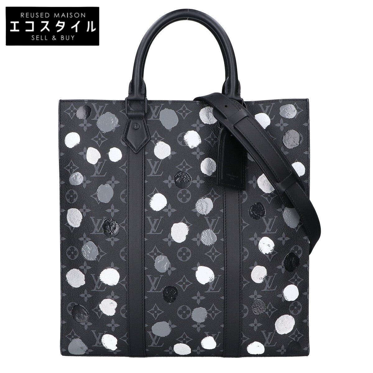 LOUIS VUITTON ルイヴィトン x YK 草間彌生 新品同様 M46404 サックプラ 2WAY トートバッグ