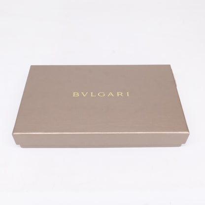 Bvlgari [Excellent Condition] 36966 OCTO Octo Leather Bifold Long Wallet with Coin Purse