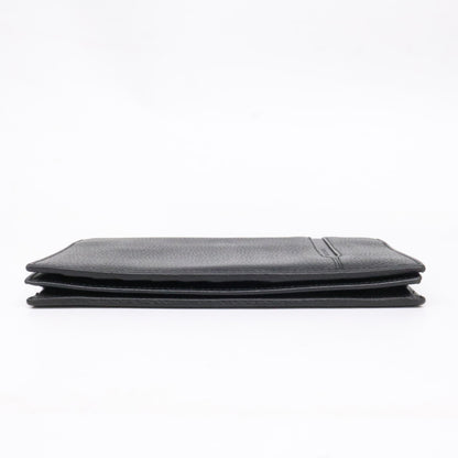 Bvlgari [Excellent Condition] 36966 OCTO Octo Leather Bifold Long Wallet with Coin Purse
