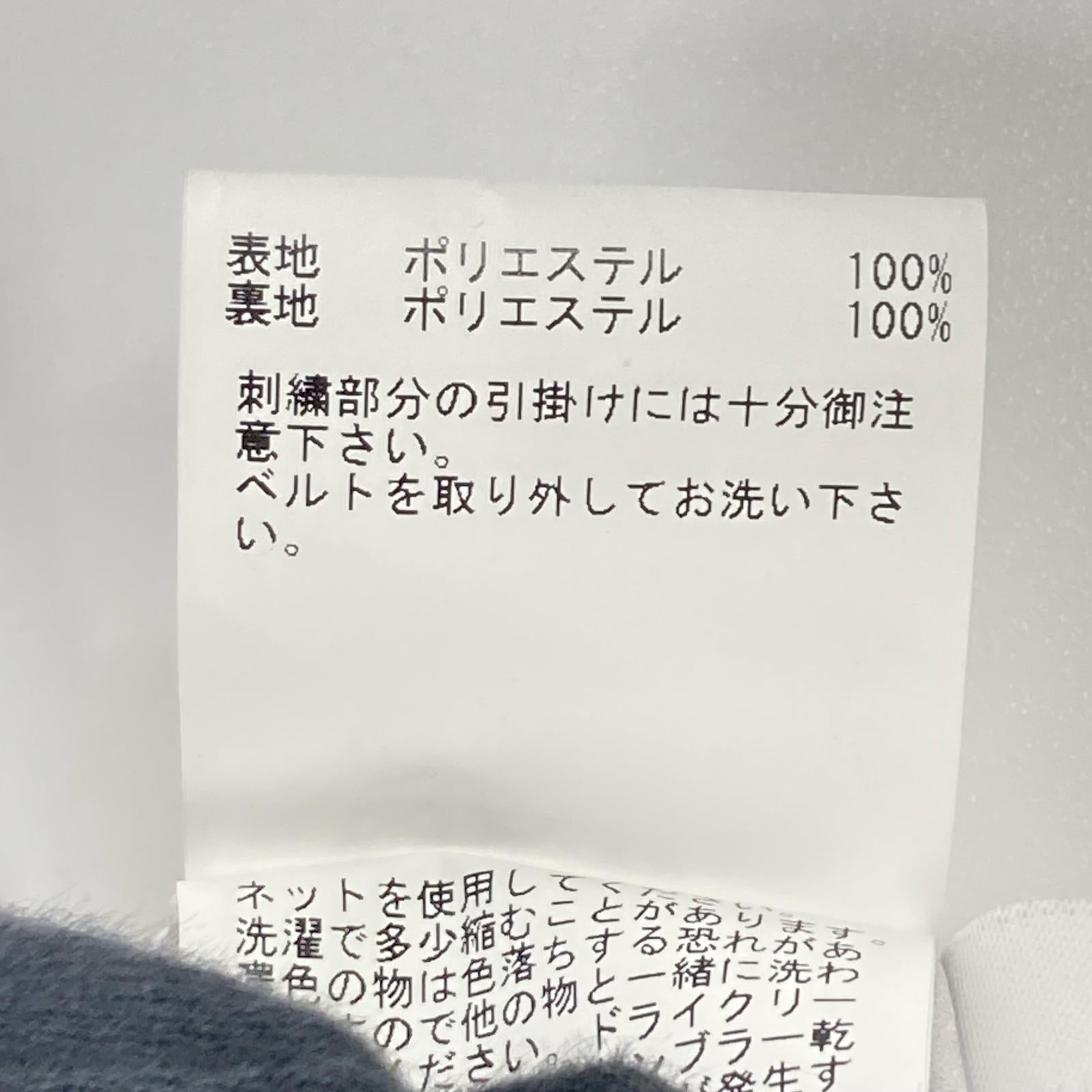 ANAYI アナイ 26年製 ブルー×ホワイト ダイナミックフラワーフレア ワンピース ワンピース