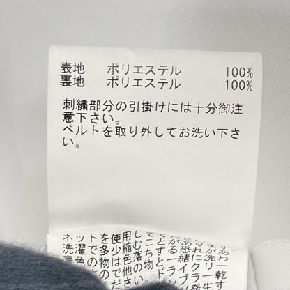 ANAYI アナイ 26年製 ブルー×ホワイト ダイナミックフラワーフレア ワンピース ワンピース