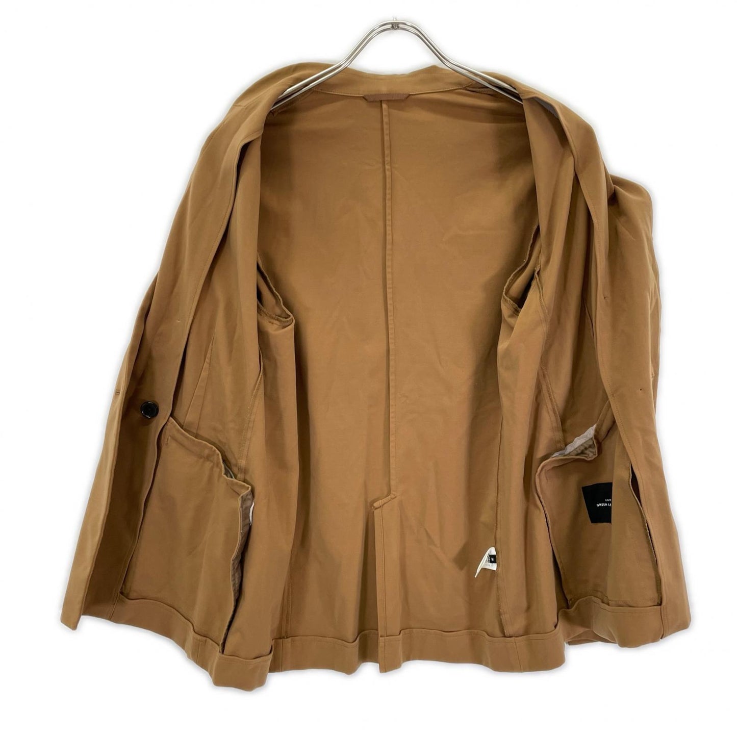 green label relaxing グリーンレーベルリラクシング ブラウン フレックスムーブ ダブルジャケット ジャケット