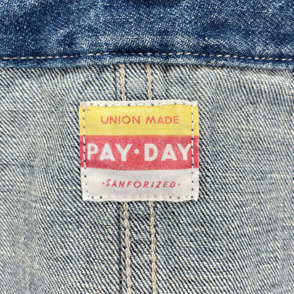PAYDAY ペイデイ PD21-JK-BCRW4 ノーカラーカバーオールデニムジャケット ジャケット