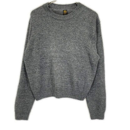BATONER バトナー グレー WASHED HIGH COUNT LINEN CREW NECK トップス