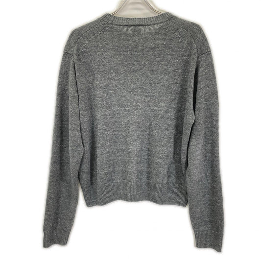BATONER バトナー グレー WASHED HIGH COUNT LINEN CREW NECK トップス