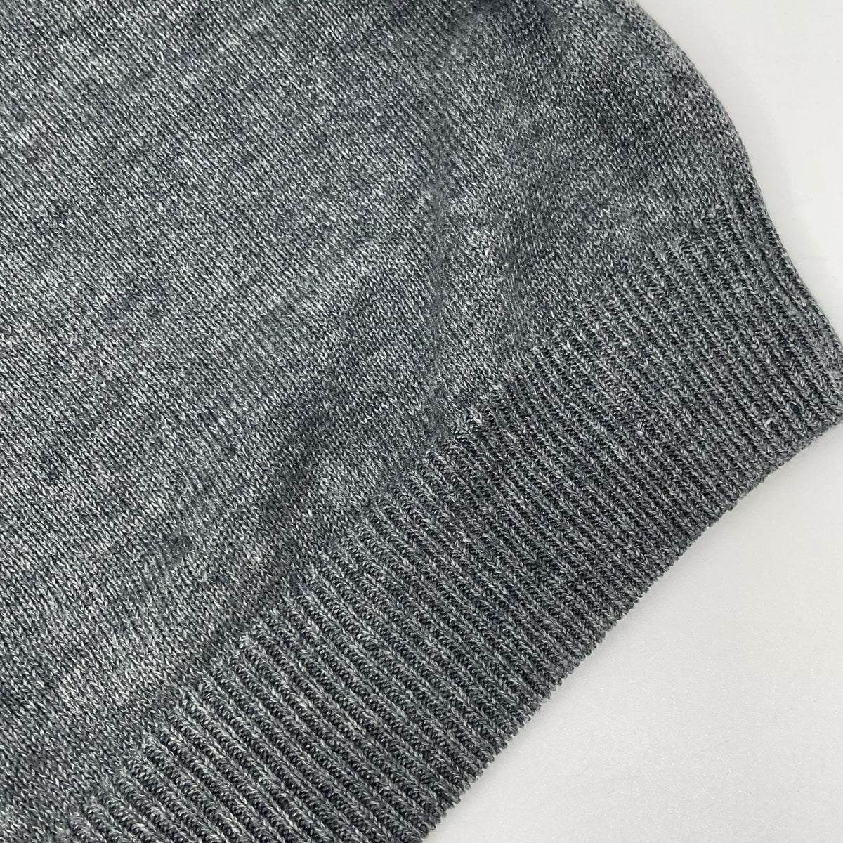 BATONER バトナー グレー WASHED HIGH COUNT LINEN CREW NECK トップス