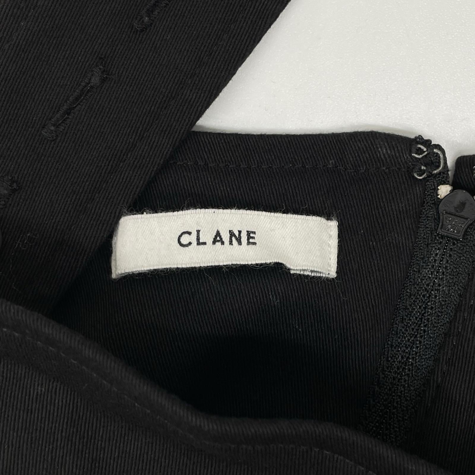 CLANE クラネ ブラック ワイドストラップロングワンピース ワンピース