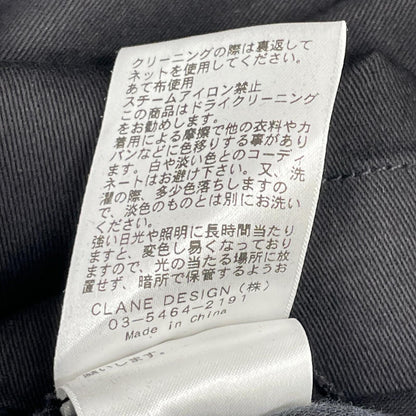 CLANE クラネ ブラック ワイドストラップロングワンピース ワンピース