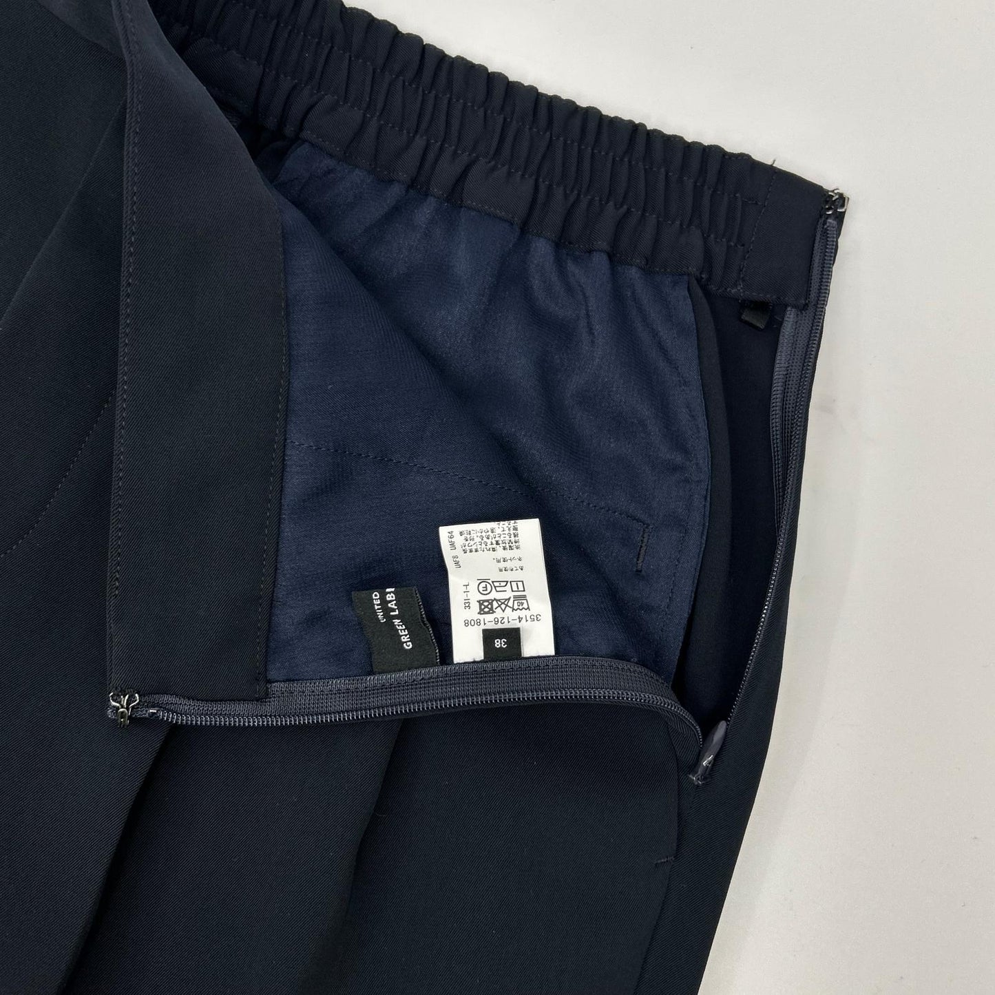 green label relaxing グリーンレーベルリラクシング 3514-126-1808 サラフール テーパードパンツ ボトムス