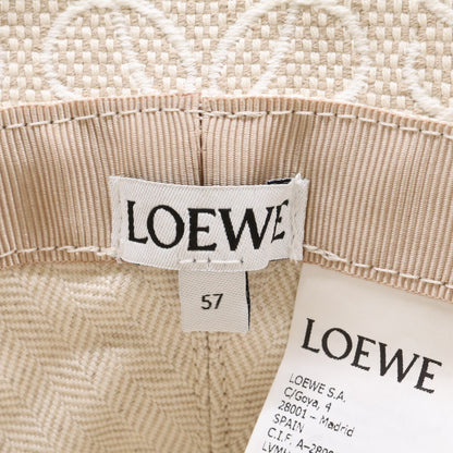 LOEWE ロエベ 【美品/国内正規】K820HB1X05 アナグラムジャカード＆カーフ バケットハット 帽子