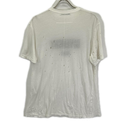 GIVENCHY ジバンシー BW700D305P ホワイト デストロイ加工 半袖Tシャツ トップス