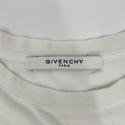 GIVENCHY ジバンシー BW700D305P ホワイト デストロイ加工 半袖Tシャツ トップス
