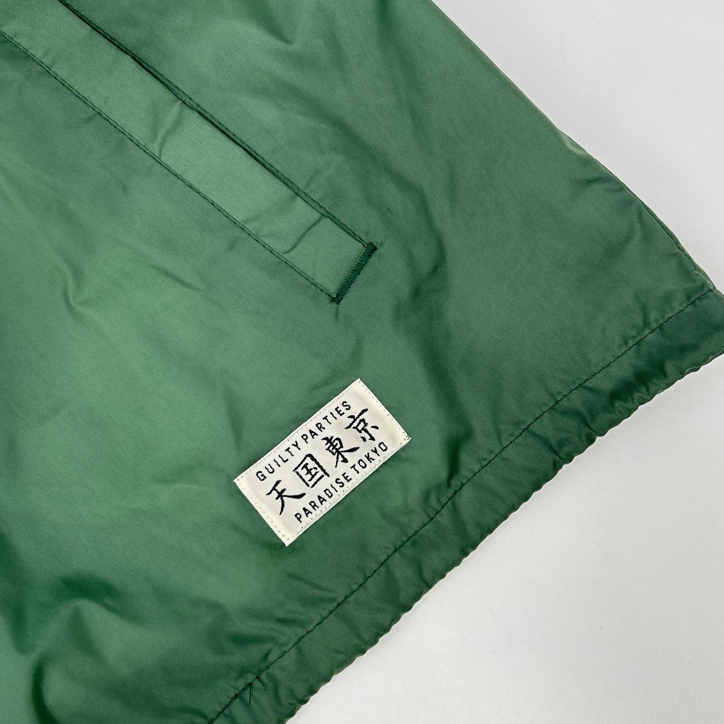 WACKO MARIA ワコマリア 23FW グリーン バックロゴプリント コーチジャケット ジャケット