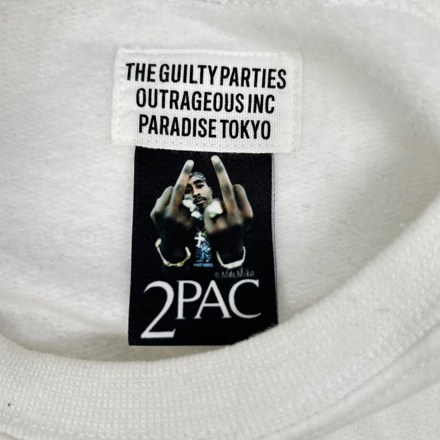WACKO MARIA ワコマリア 23SS ホワイト 2PAC スウェット トップス