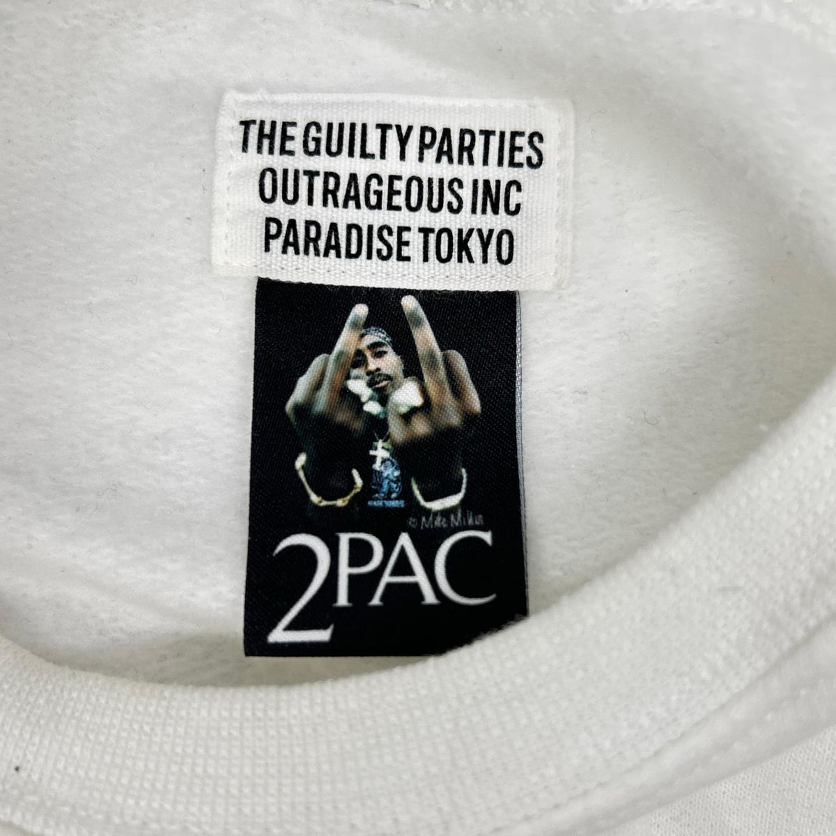 WACKO MARIA ワコマリア 23SS ホワイト 2PAC スウェット トップス