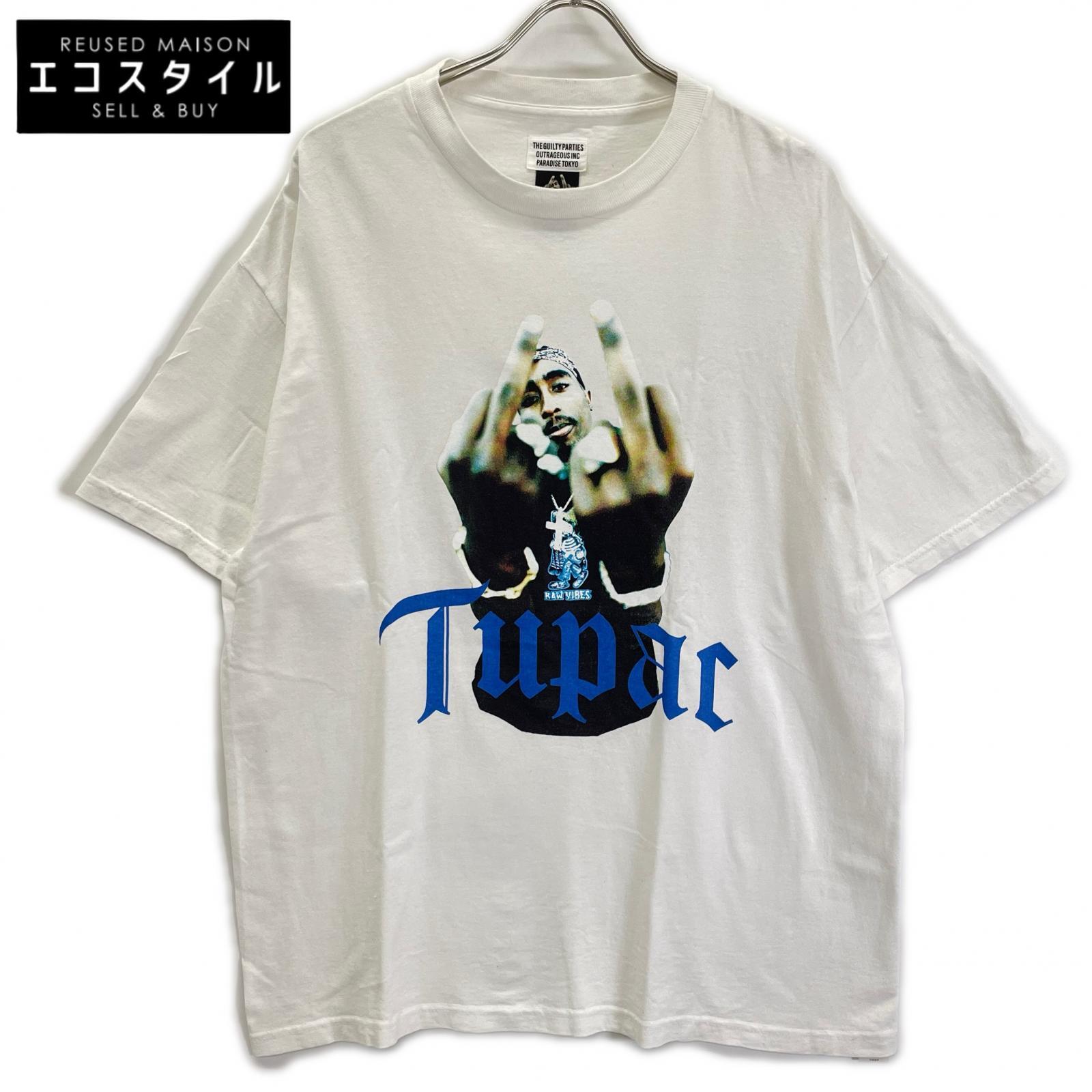 WACKO MARIA ワコマリア 23SS ホワイト 2PAC 半袖Tシャツ トップス