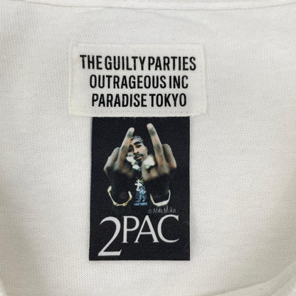 WACKO MARIA ワコマリア 23SS ホワイト 2PAC 半袖Tシャツ トップス