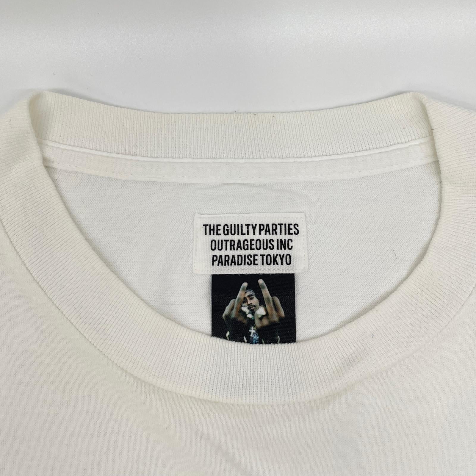 WACKO MARIA ワコマリア 23SS ホワイト 2PAC 半袖Tシャツ トップス