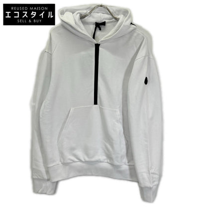 MONCLER モンクレール 21年製 ホワイト ハーフジップ パーカー トップス