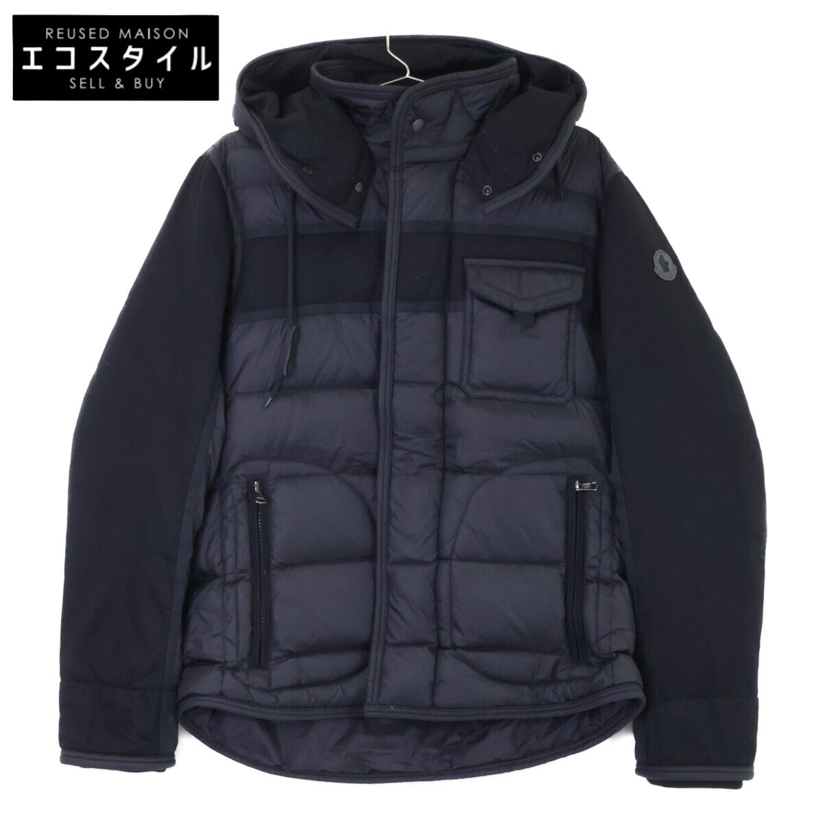 MONCLER モンクレール RYAN ライアン ウールｘナイロン フード付ダウンジャケット ジャケット