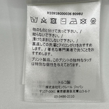 MONCLER モンクレール 21年製 ホワイト ハーフジップ パーカー トップス