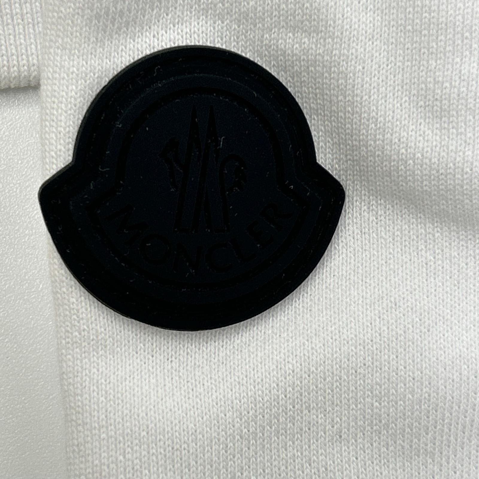 MONCLER モンクレール 21年製 ホワイト ハーフジップ パーカー トップス