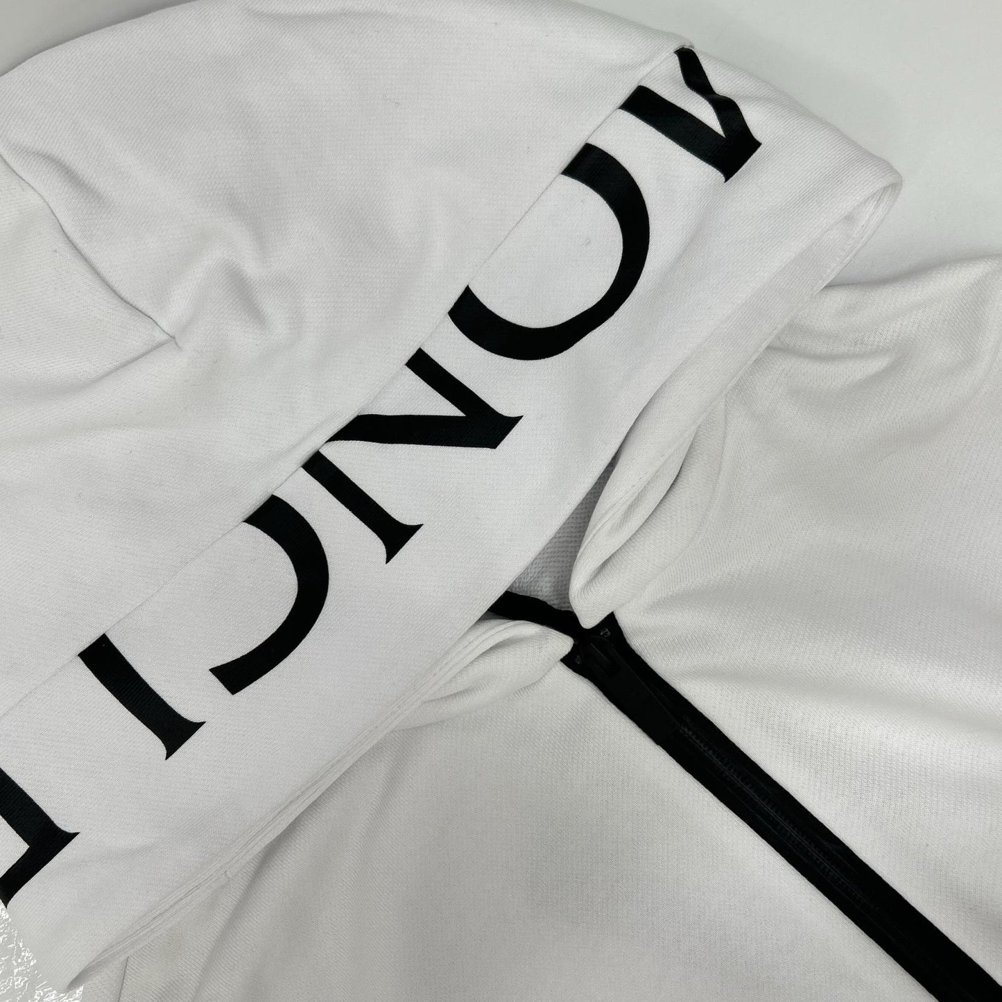 MONCLER モンクレール 21年製 ホワイト ハーフジップ パーカー トップス