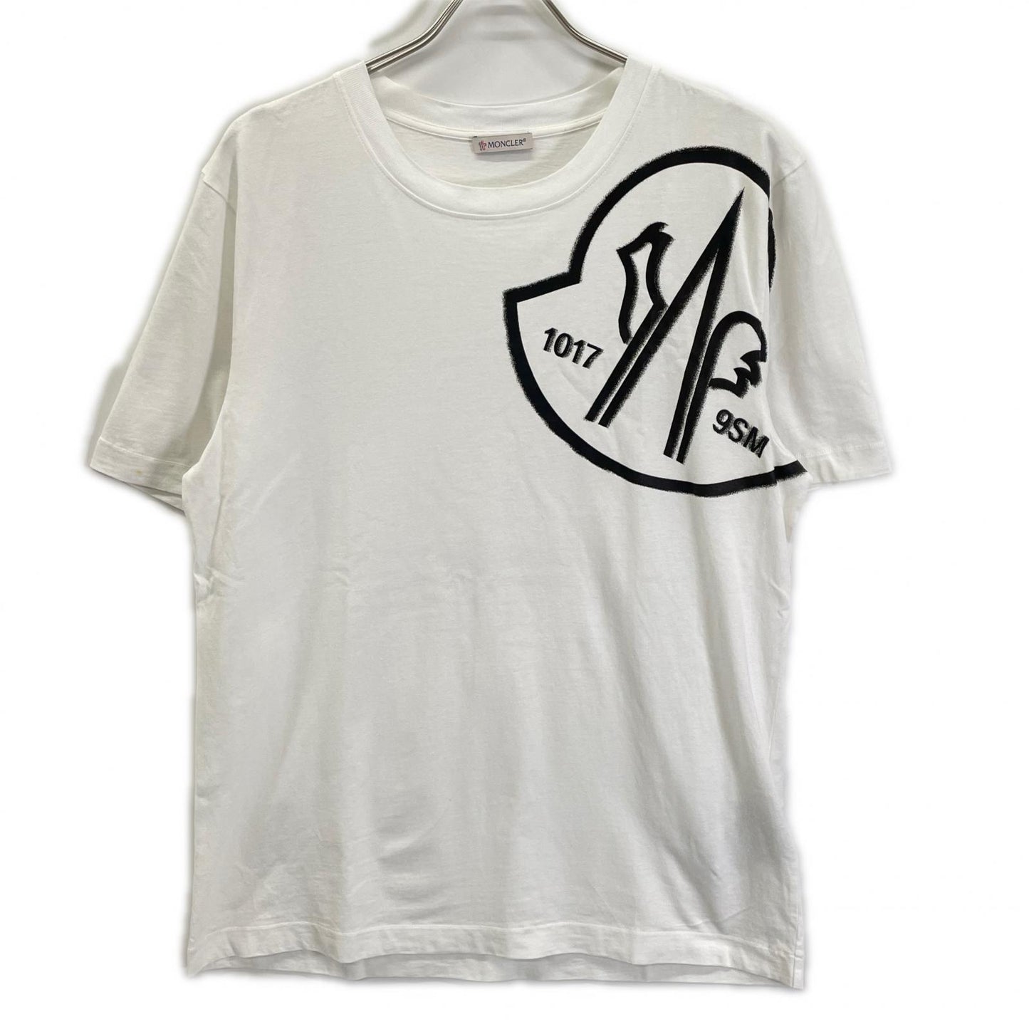 MONCLER モンクレール ×ALYX 22年製 ホワイト ビッグロゴ Tシャツ トップス