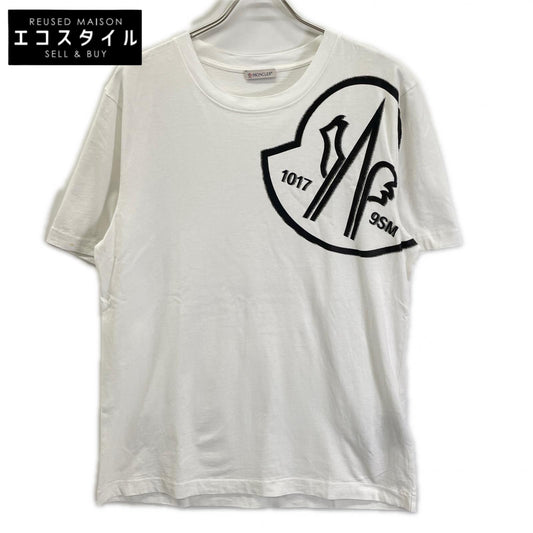 MONCLER モンクレール ×ALYX 22年製 ホワイト ビッグロゴ Tシャツ トップス