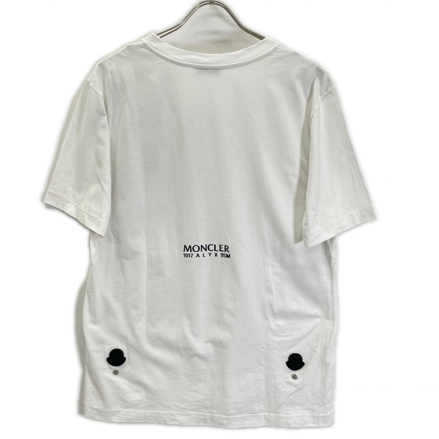 MONCLER モンクレール ×ALYX 22年製 ホワイト ビッグロゴ Tシャツ トップス