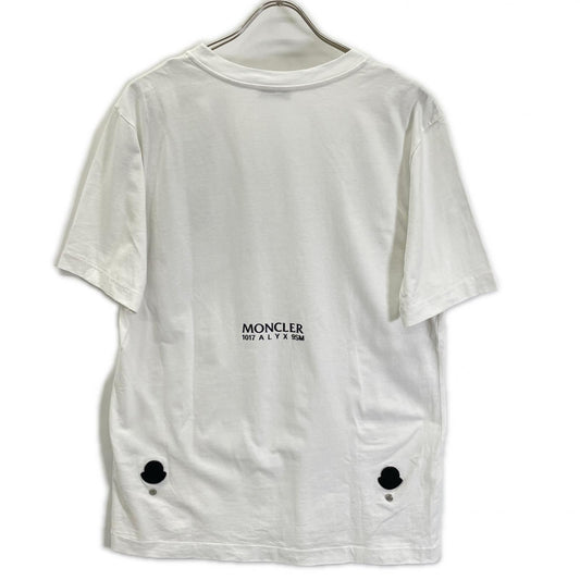 MONCLER モンクレール ×ALYX 22年製 ホワイト ビッグロゴ Tシャツ トップス