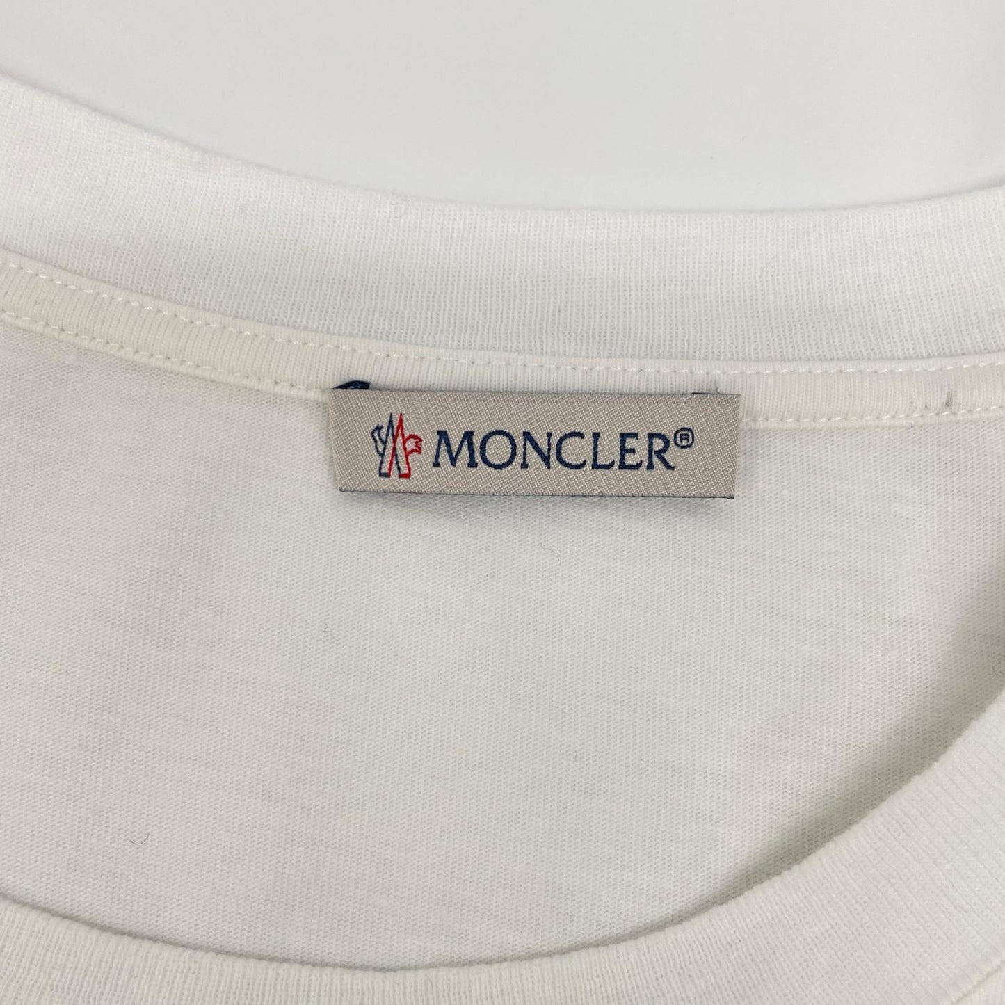 MONCLER モンクレール ×ALYX 22年製 ホワイト ビッグロゴ Tシャツ トップス