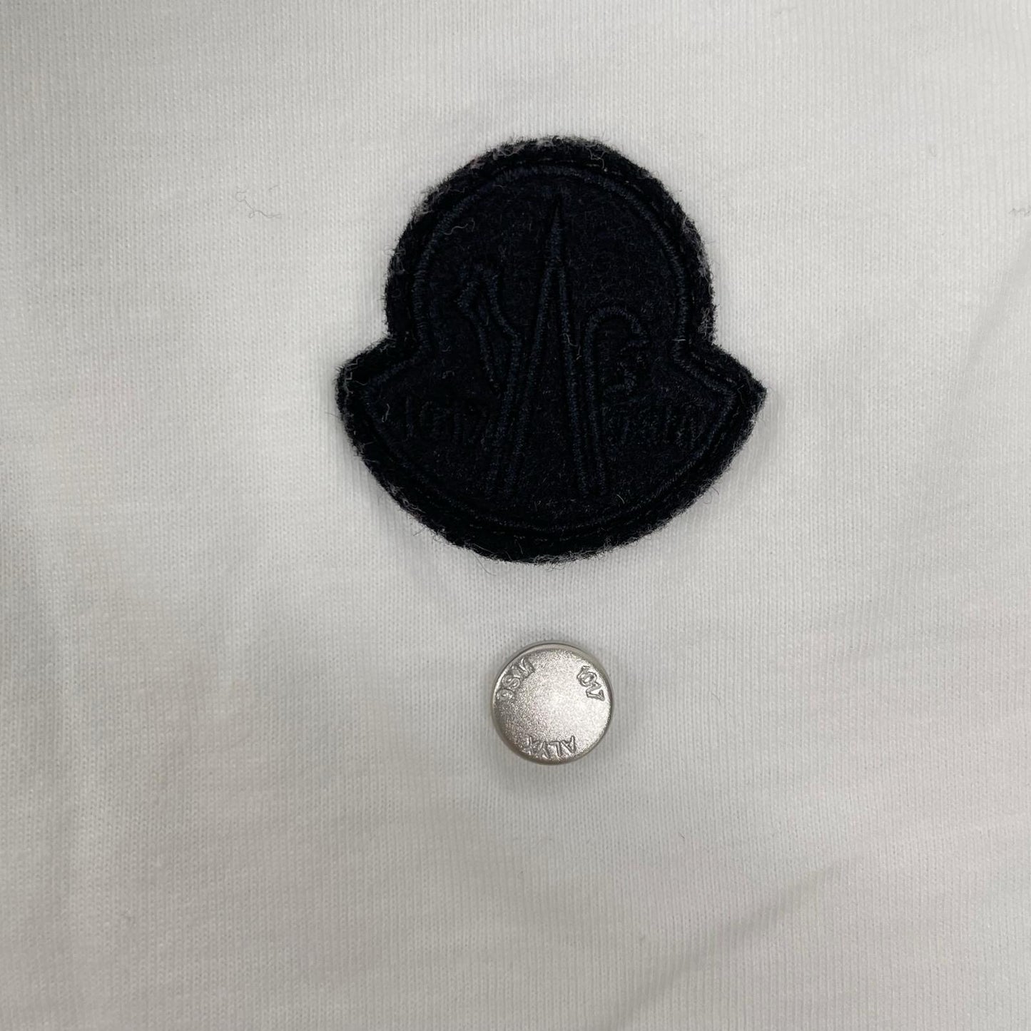 MONCLER モンクレール ×ALYX 22年製 ホワイト ビッグロゴ Tシャツ トップス