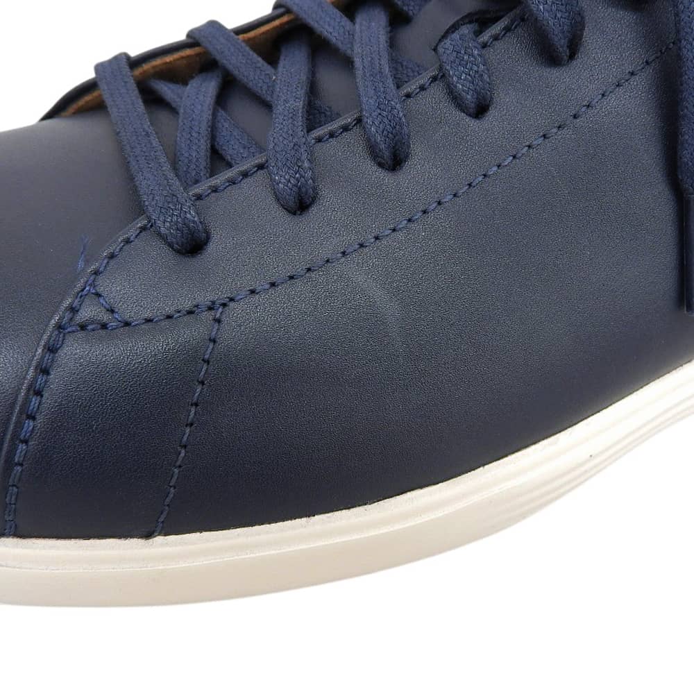 COLE HAAN コールハーン 美品 グランド クロスコート スニーカー シューズ メンズ ネイビー 9 1/2 C26522 シューズ