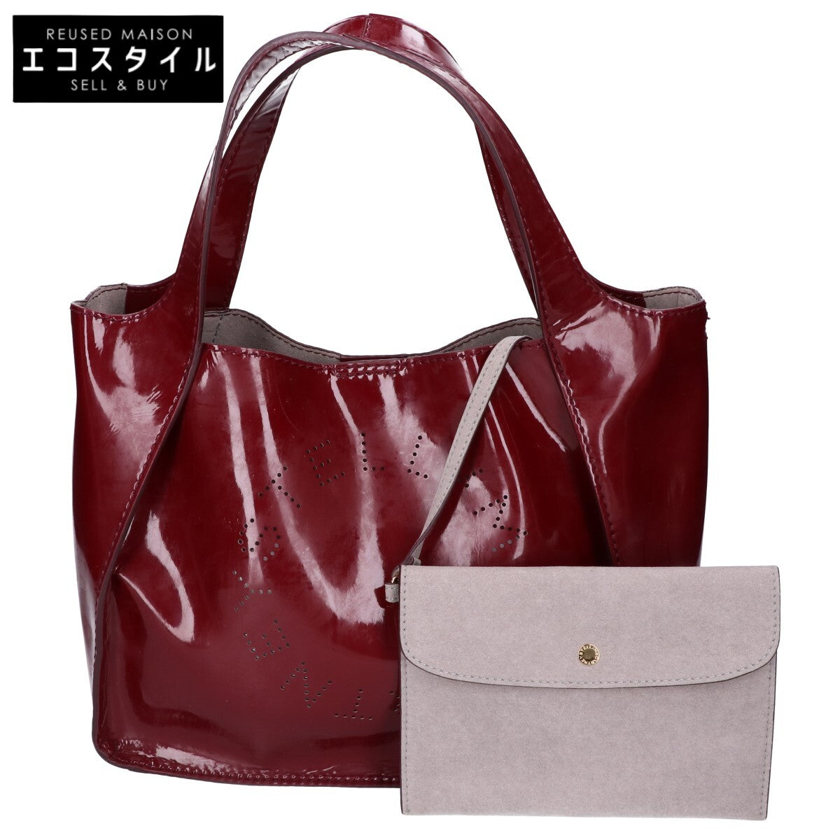 STELLA McCARTNEY ステラマッカートニー 513860 W8405 パンチングロゴ 2WAY トートバッグ