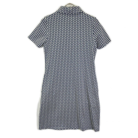 TORY SPORT トリースポーツ Navy×White All-over Pattern Short-Sleeve Shirt Dress Dress