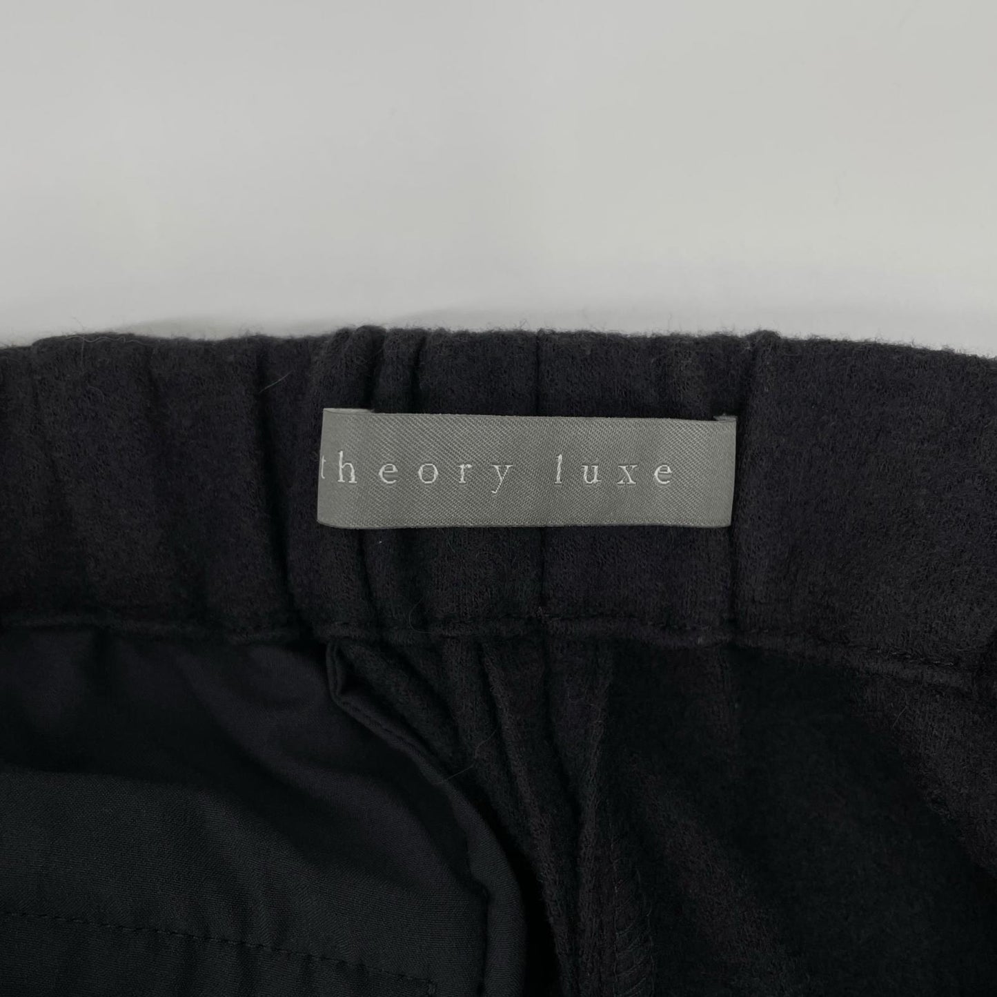 theory luxe セオリーリュクス 23年 グレー ウール ワイドパンツ ボトムス
