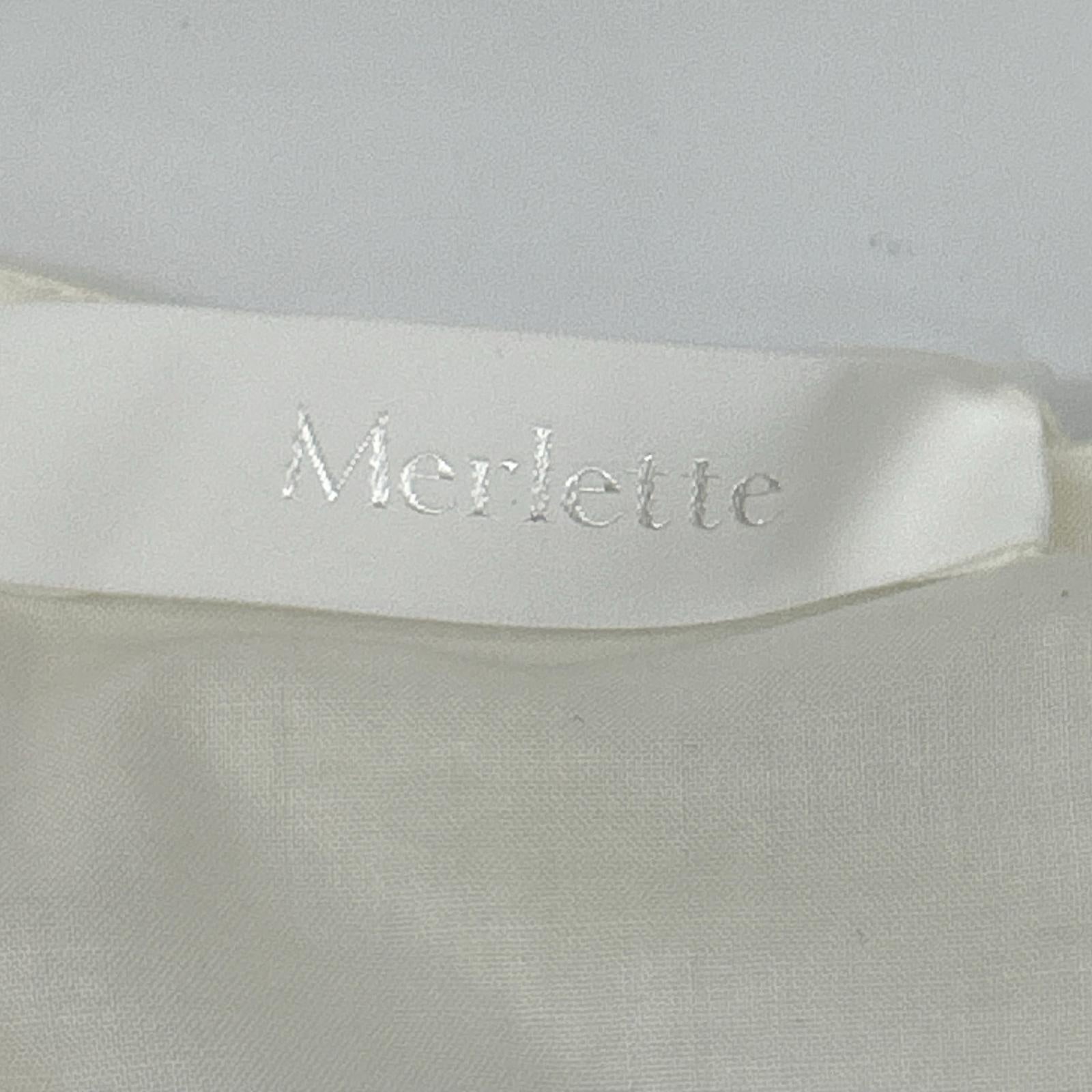 MERLETTE マーレット ホワイト MARTEL ティアードドレス ワンピース
