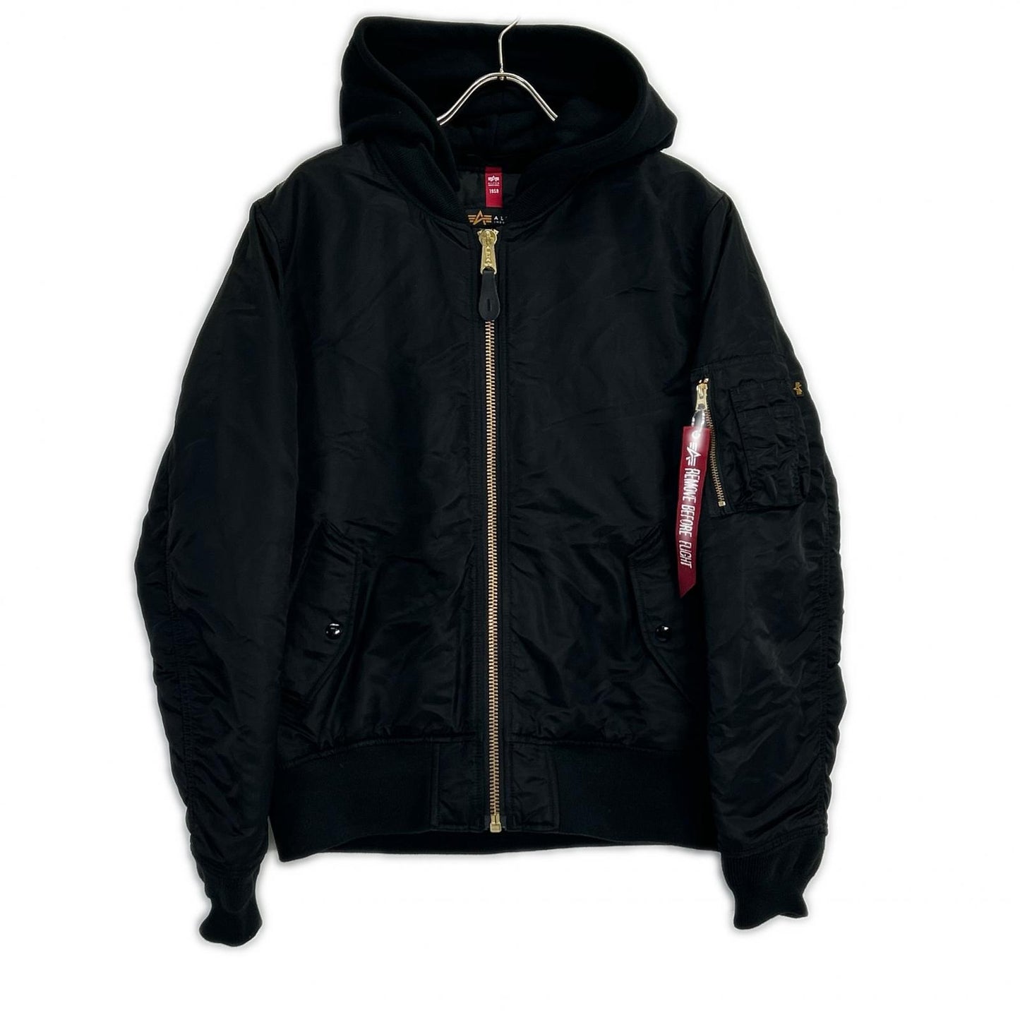ALPHA INDUSTRIES アルファインダストリーズ TA0130-201 ブラック フライトジャケット ジャケット