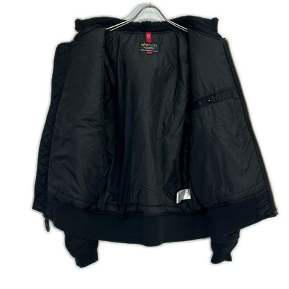 ALPHA INDUSTRIES アルファインダストリーズ TA0130-201 ブラック フライトジャケット ジャケット
