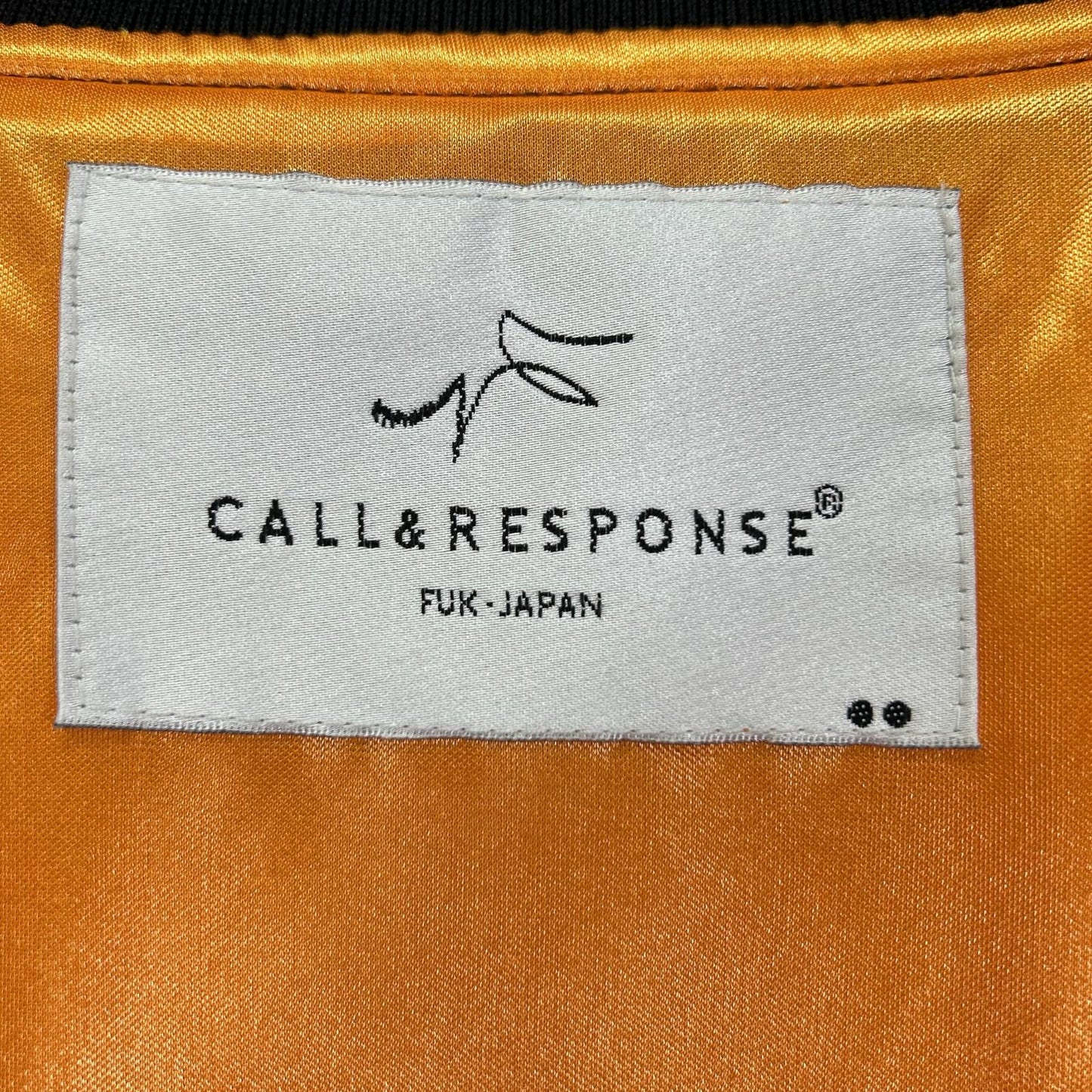 CALL&RESPONSE コールアンドレスポンス ブラック 切り替え 中綿キルティング ブルゾン ジャケット