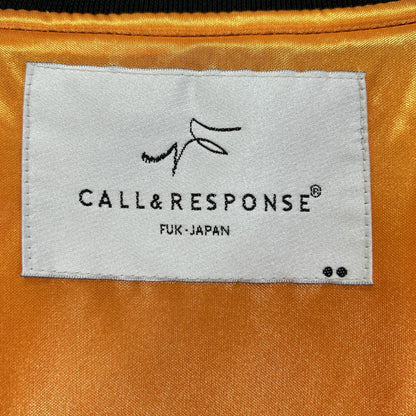 CALL&RESPONSE コールアンドレスポンス ブラック 切り替え 中綿キルティング ブルゾン ジャケット